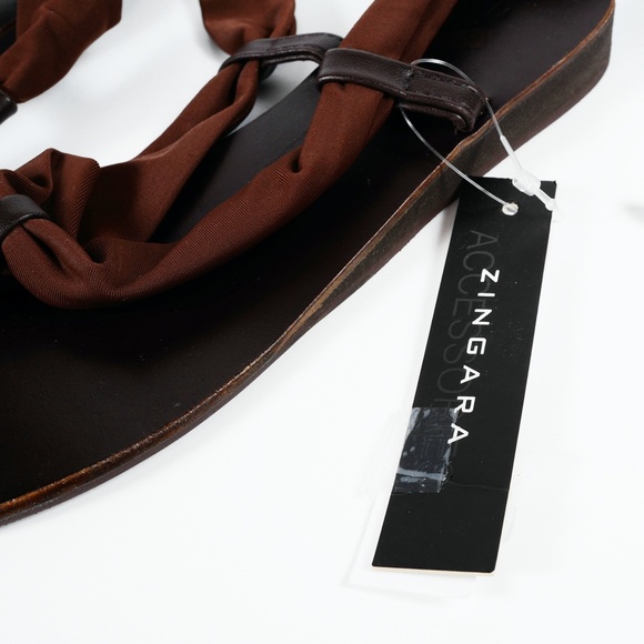Zingara Brown Sandals 35/5 - Picture 5 of 6